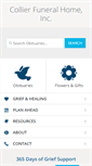 Mobile Screenshot of collierfuneral.com
